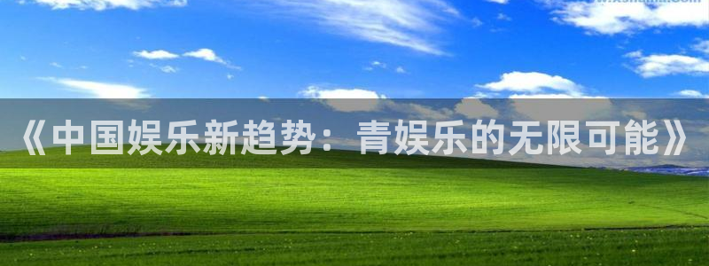 sunbet申慱官网：《中国娱乐新趋势：青娱乐的无限可能》